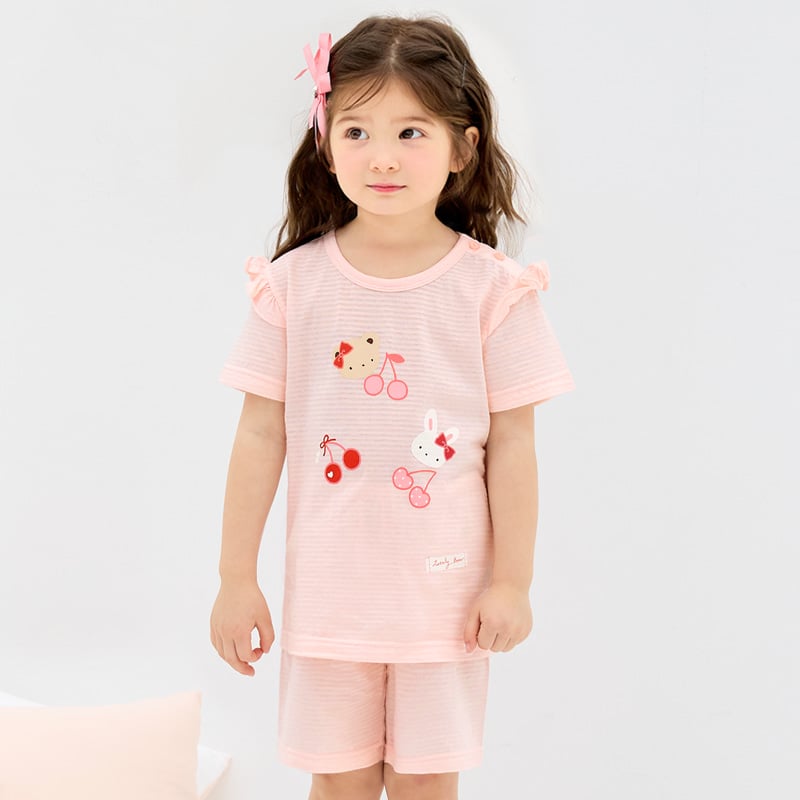 Bộ đồ ngắn cotton giấy bé gái U3202