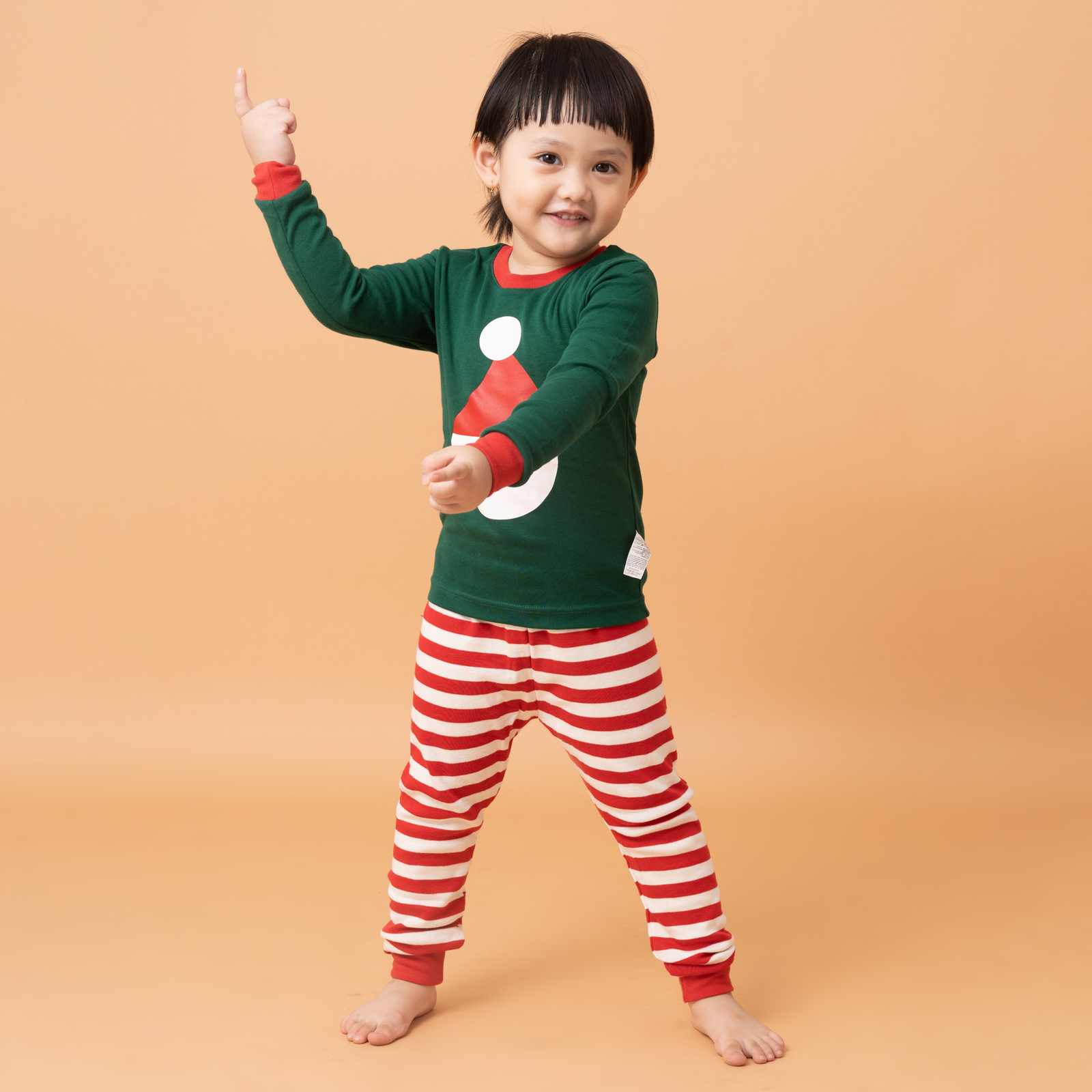 Bộ đồ dài dáng ôm cotton mịn bé trai và bé gái U1158