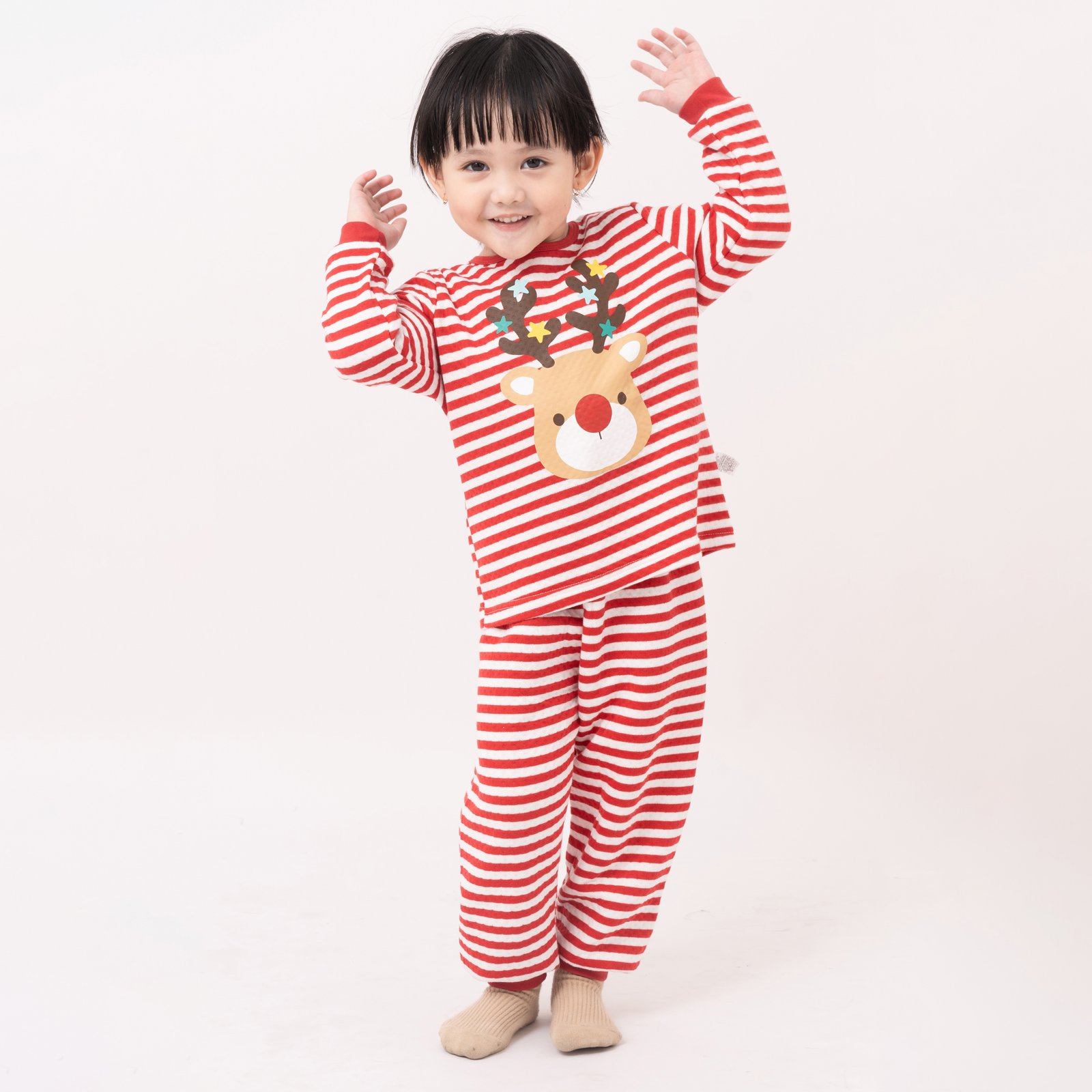 Bộ đồ dài trần bông 3 lớp cho bé trai và bé gái U1168