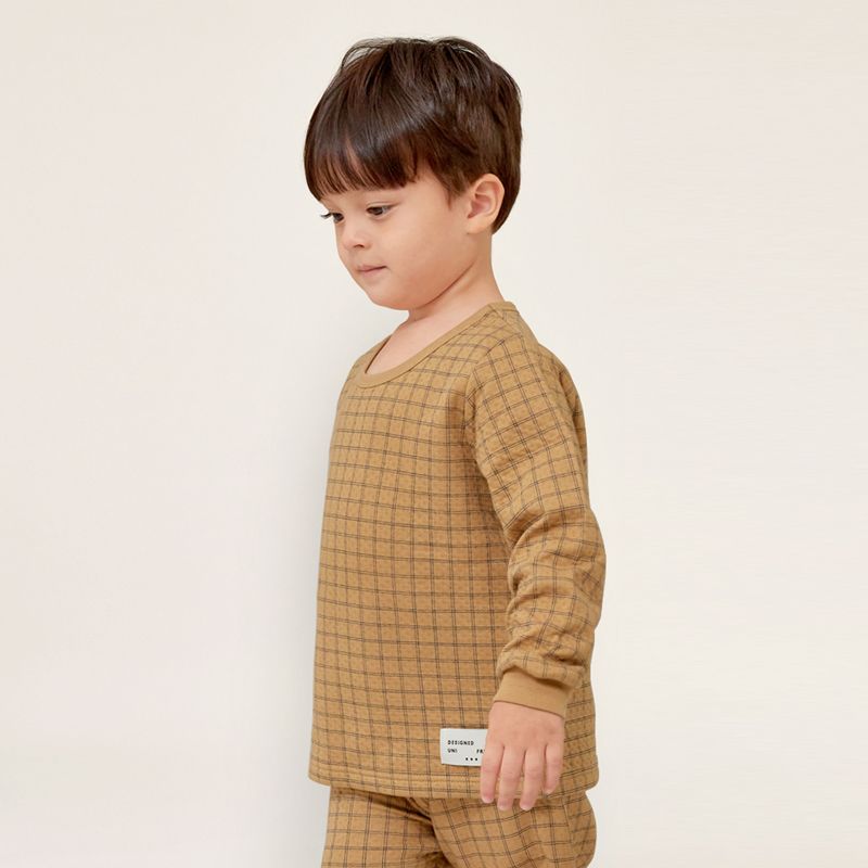 Bộ đồ dài chần bông 3 lớp cho bé trai và bé gái U1164