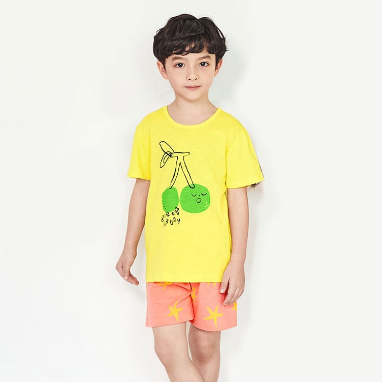 [Lẻ size] Bộ đồ ngắn cotton cho bé trai và bé gái lẻ size U8010