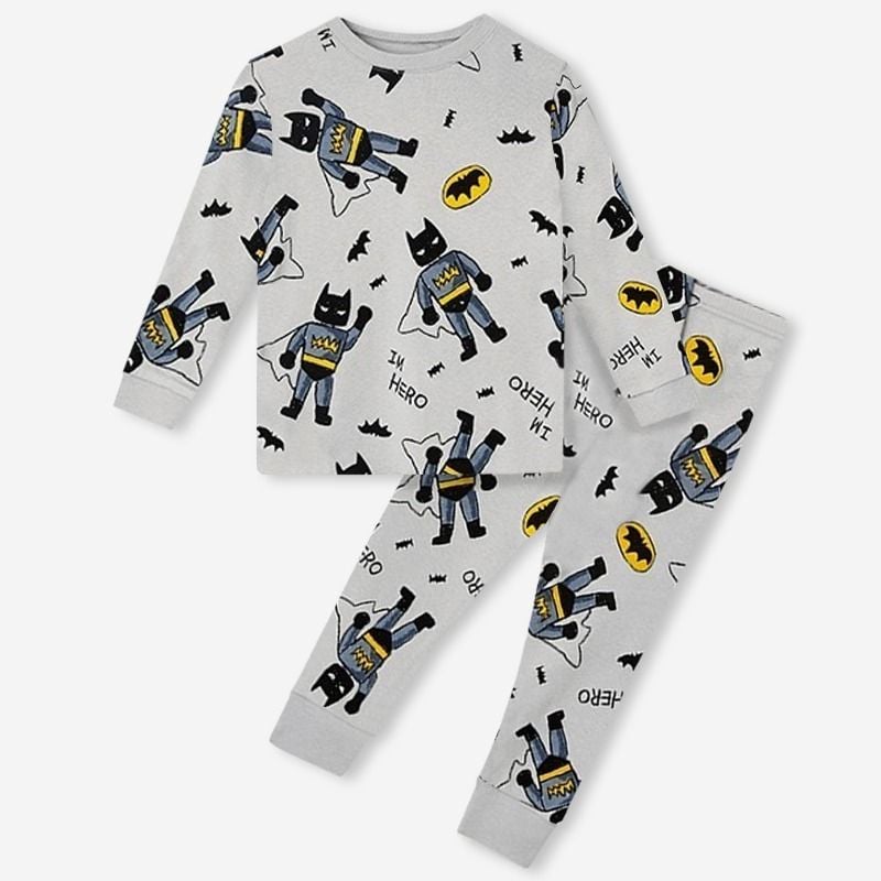 Bộ đồ dài dáng ôm cotton mịn bé trai U1154