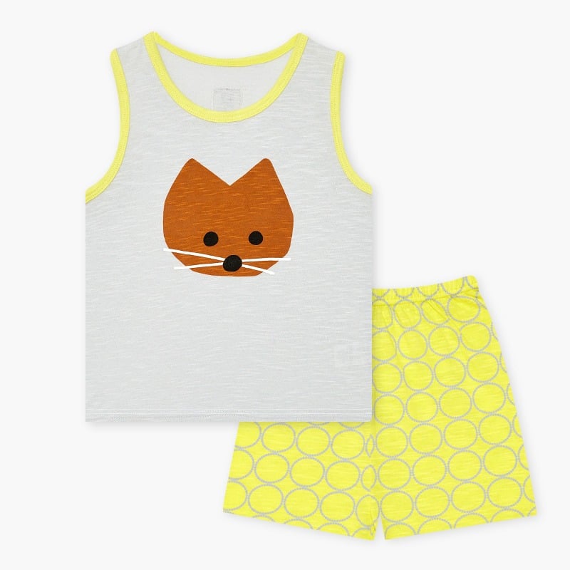 Bộ đồ ba lỗ cotton mịn bé trai và bé gái U4072