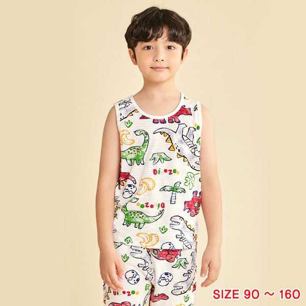 Bộ đồ ba lỗ cotton giấy bé trai U4034