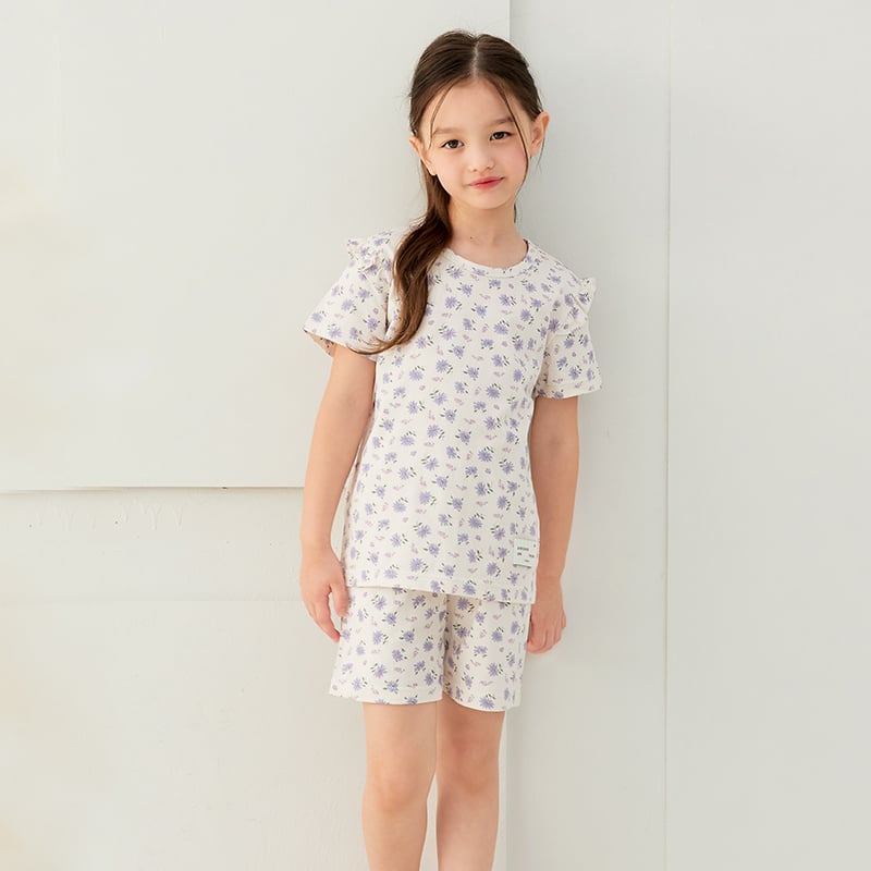 Bộ đồ ngắn cotton mịn bé gái U3177