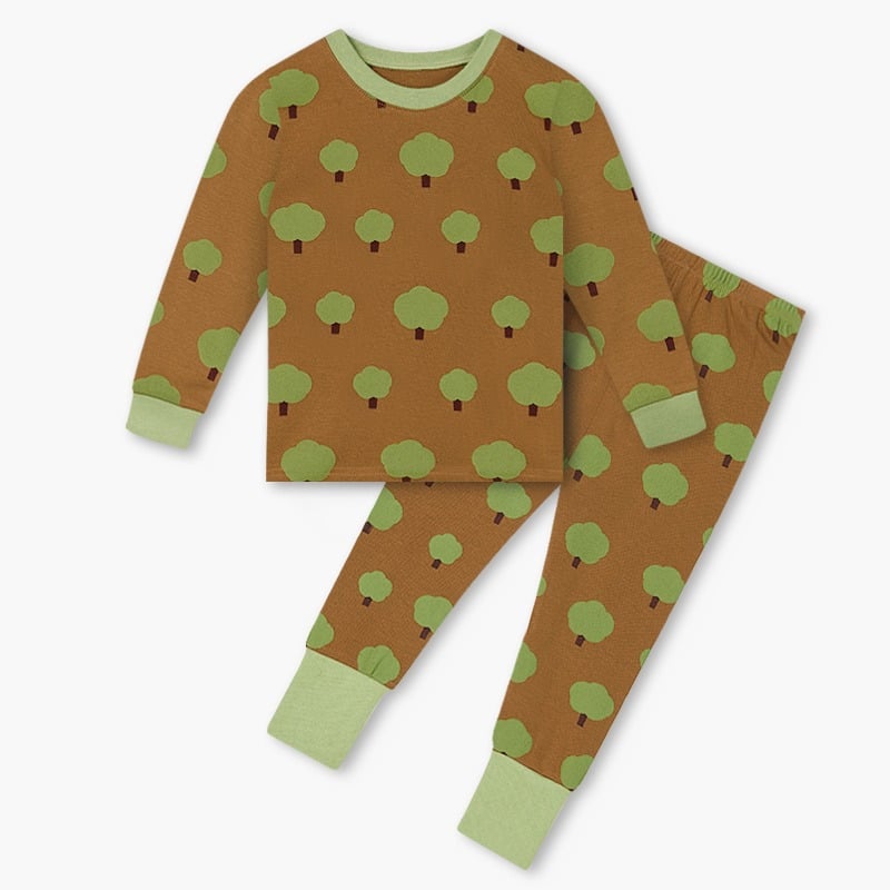 Bộ đồ dài dáng ôm cotton mịn bé gái và bé trai U1227