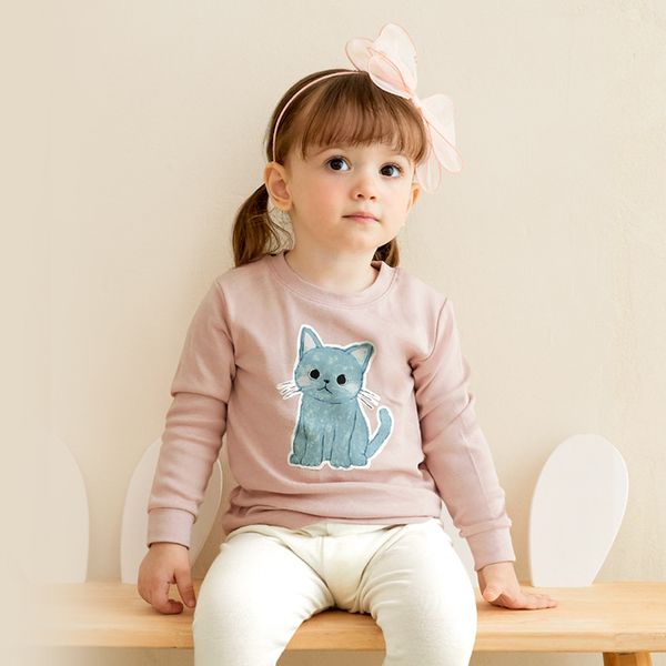 Bộ đồ dài dáng ôm cotton mịn bé gái U1216