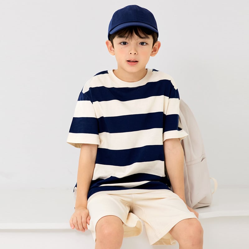 Bộ đồ ngắn cotton mịn bé trai và bé gái U3160