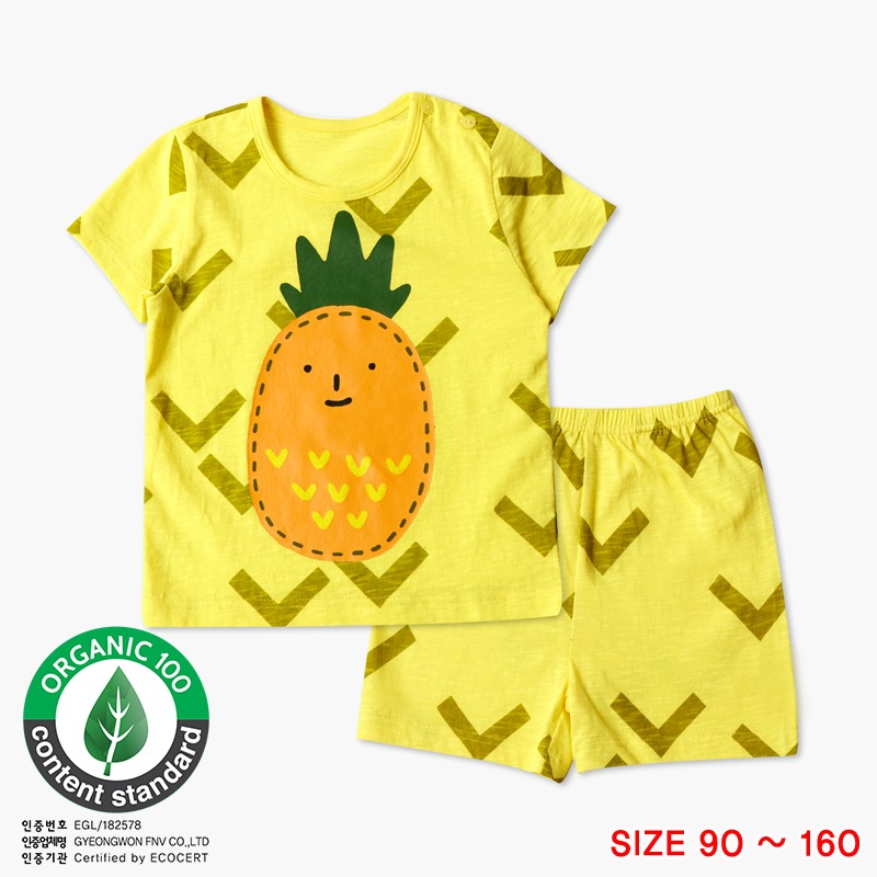 Bộ đồ ngắn cotton mịn bé trai U3031