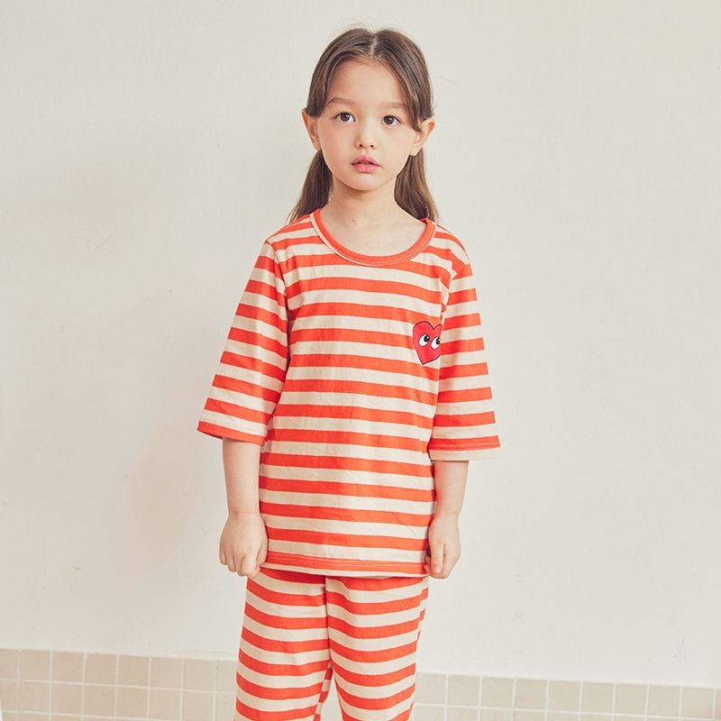 Bộ đồ lửng cotton mịn bé trai và bé gái U2083