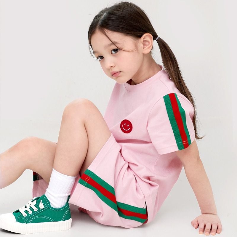 Bộ đồ ngắn cotton mịn bé gái U3137