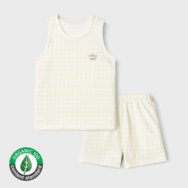 Bộ đồ ba lỗ cotton mịn bé trai và bé gái U4100