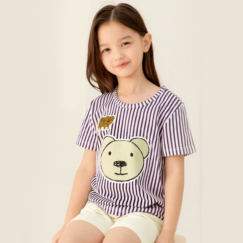 Bộ đồ ngắn cotton mịn bé trai và bé gái U3163