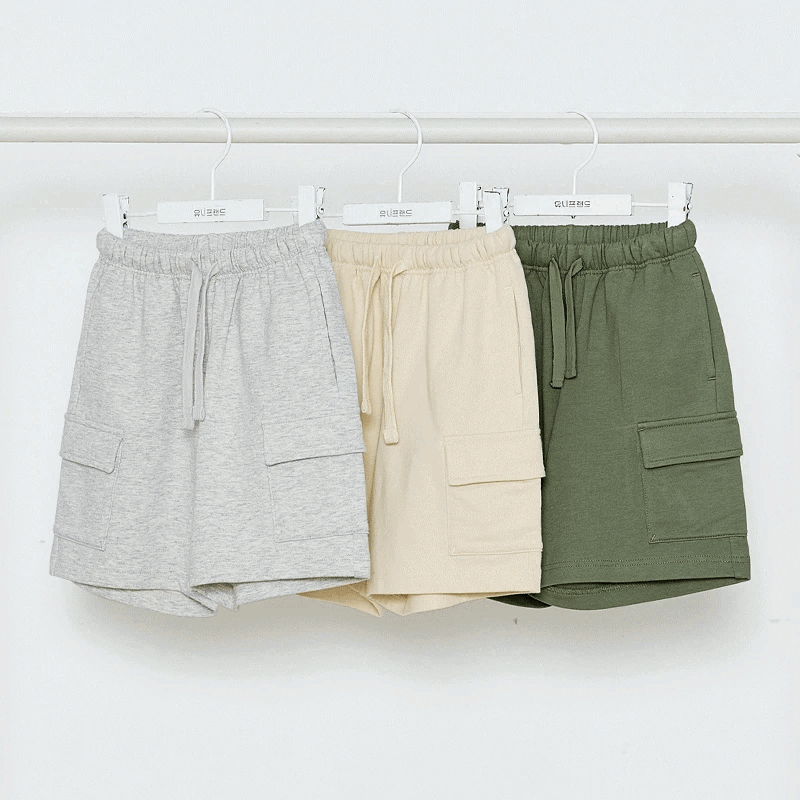 Quần short vải cotton spandex bé trai và bé gái U950B