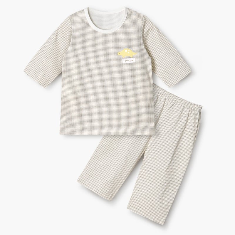 Bộ đồ lửng cotton mịn bé bé trai U2132
