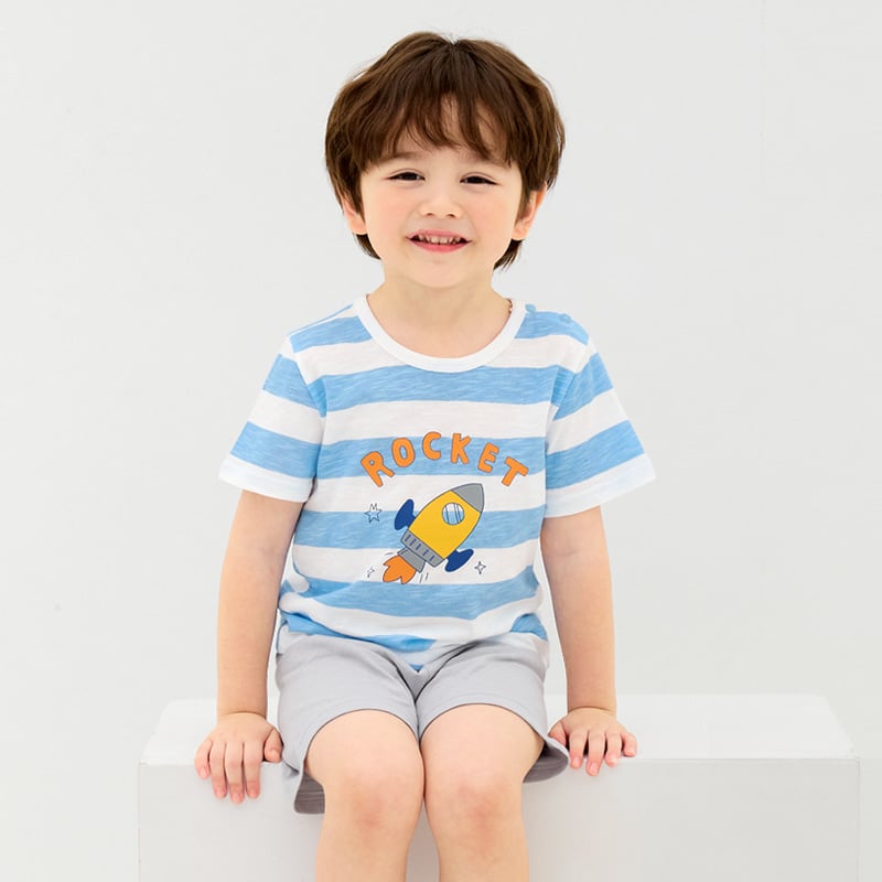 Bộ đồ ngắn cotton mịn bé trai U3198