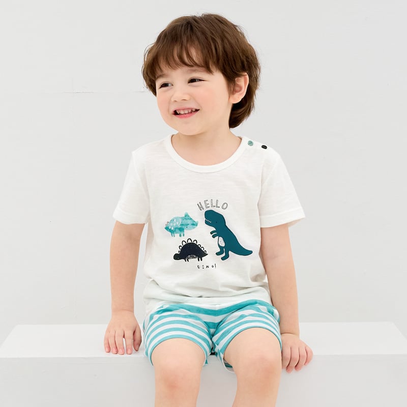 Bộ đồ ngắn cotton mịn bé trai U3201