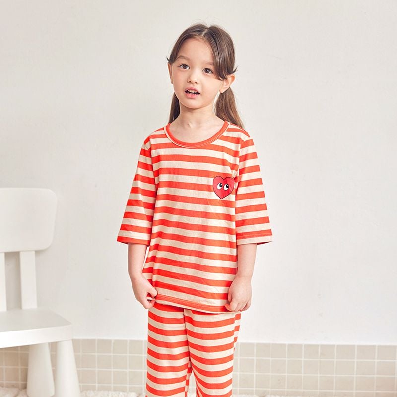 Bộ đồ lửng cotton mịn bé trai và bé gái U2083