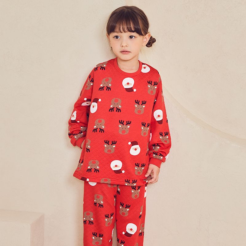 Bộ đồ dài chần bông 3 lớp cho bé trai và bé gái U1106