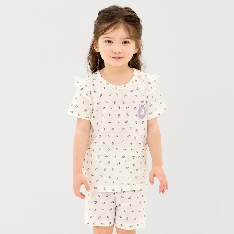 Bộ đồ ngắn cotton mịn bé gái U3208