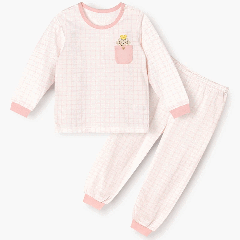 Bộ đồ dài cotton mịn bé gái U1238