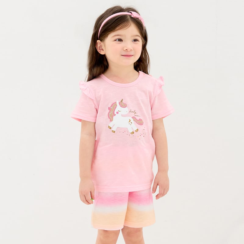 Bộ đồ ngắn cotton mịn bé gái U3199