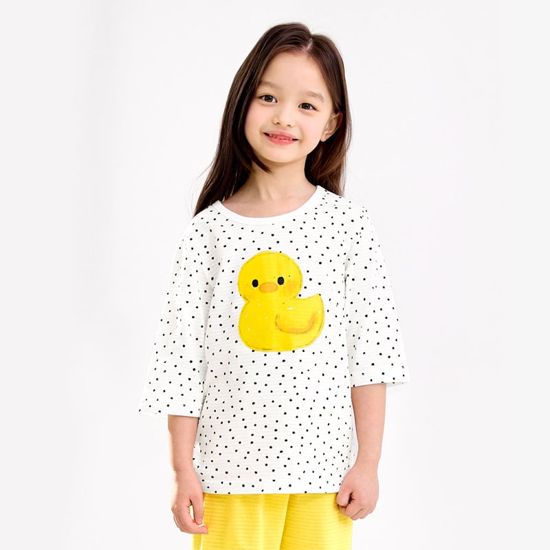 Bộ đồ lửng cotton giấy bé gái U2106