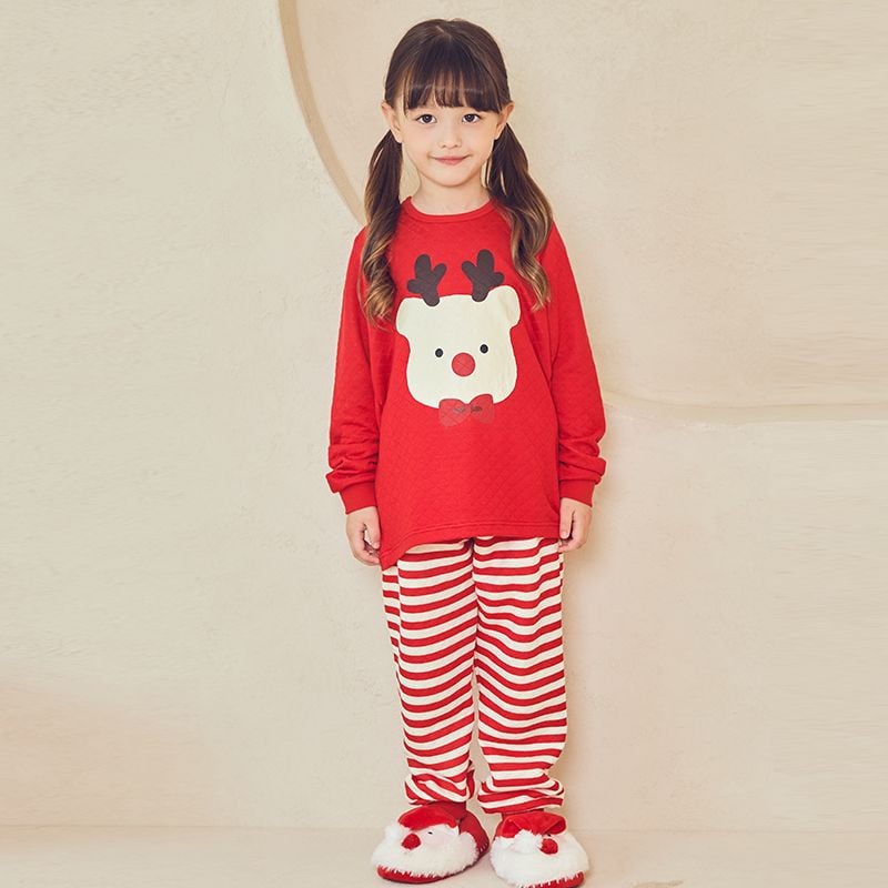 Bộ đồ dài chần bông 3 lớp cho bé trai và bé gái U1103