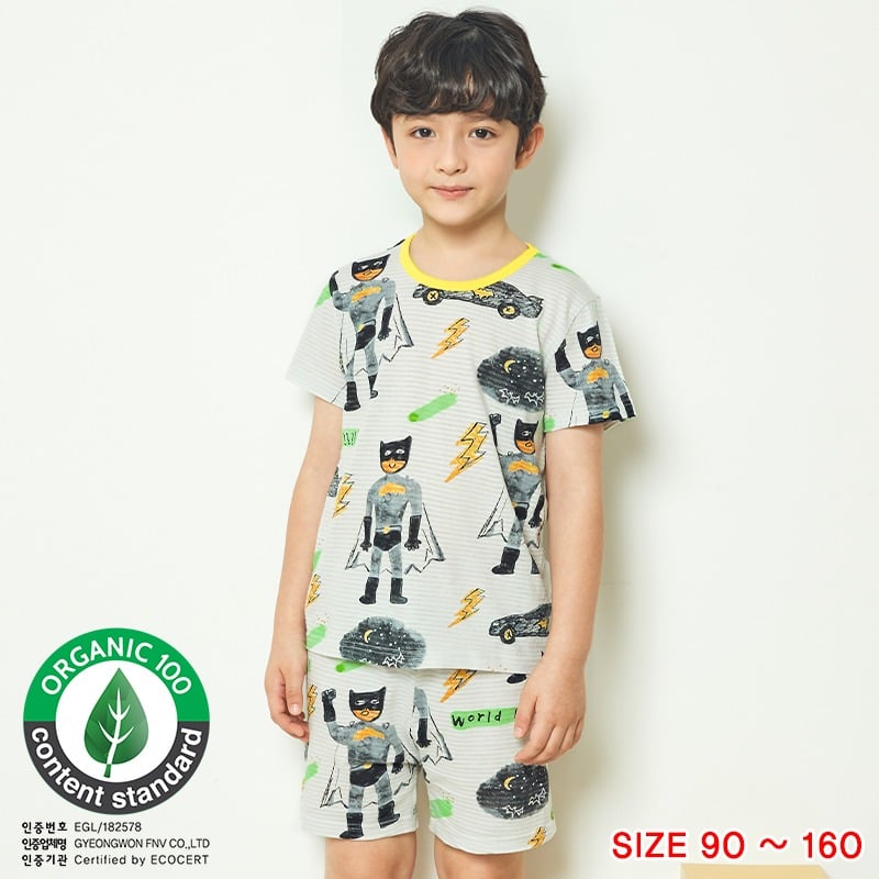 [Lẻ size] Bộ đồ ngắn cotton cho bé trai lẻ size U8001