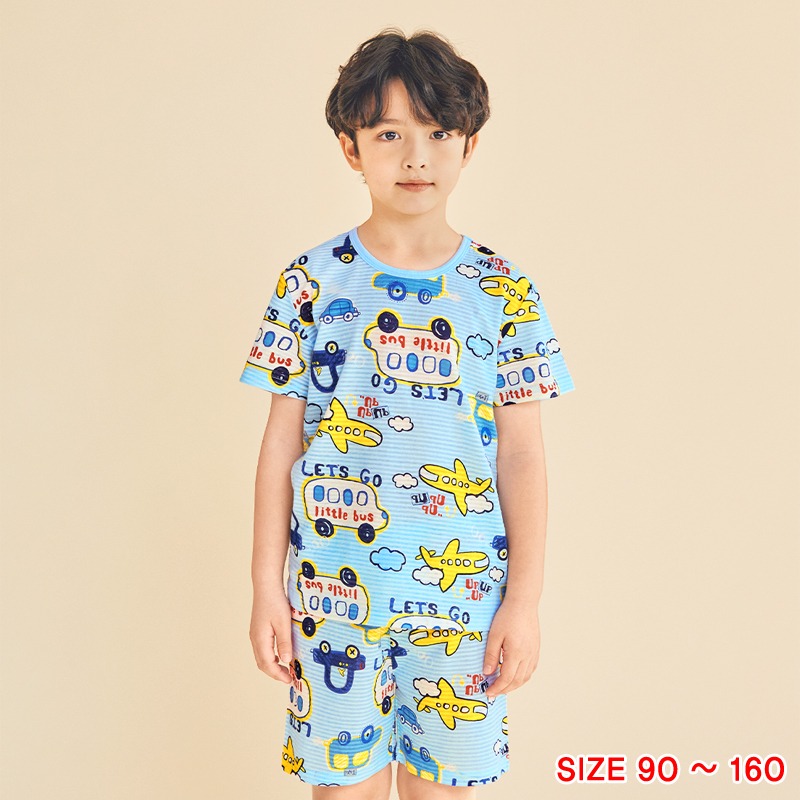 Bộ đồ ngắn cotton giấy bé trai U3062