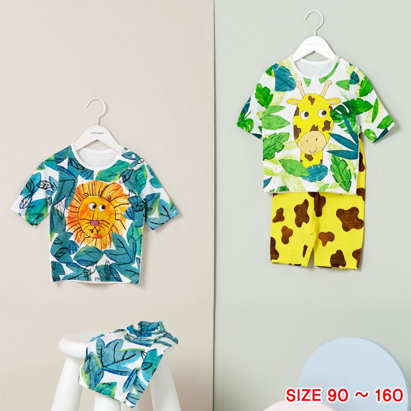 Bộ đồ lửng cotton mịn bé trai U2052