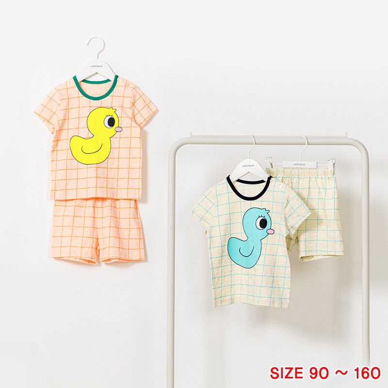 Bộ đồ ngắn cotton mịn bé trai và bé gái U3058