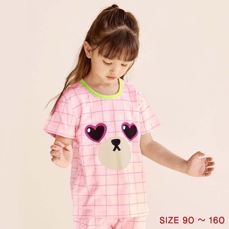 Bộ đồ ngắn cotton mịn bé gái U3053