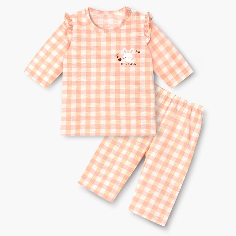 Bộ đồ lửng cotton mịn bé bé gái U2130