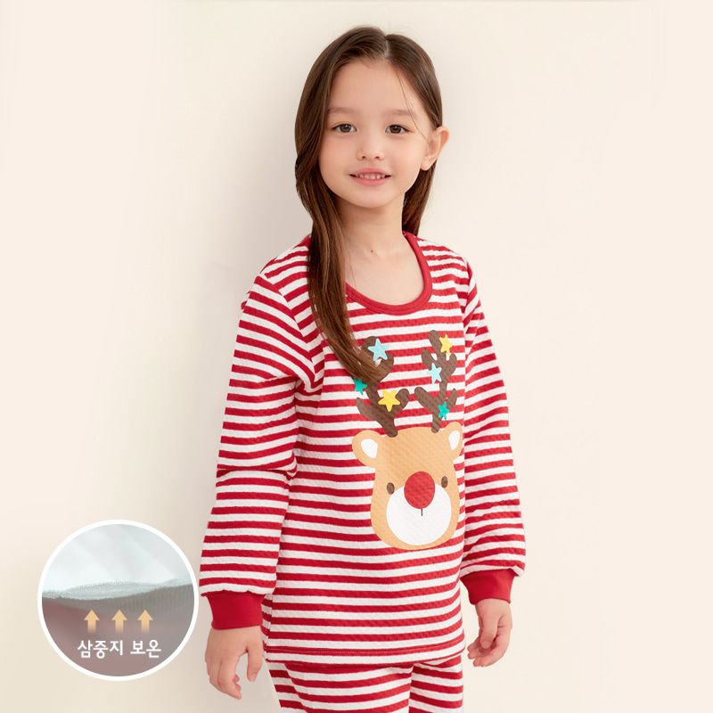 Bộ đồ dài chần bông 3 lớp cho bé trai và bé gái U1168