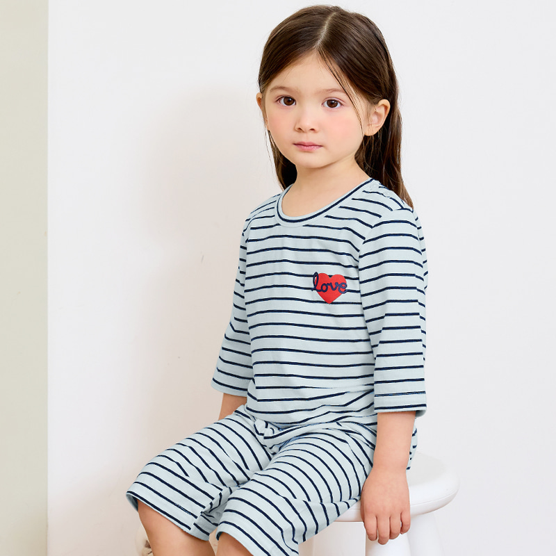 Bộ đồ lửng cotton mịn bé trai và bé gái U2121
