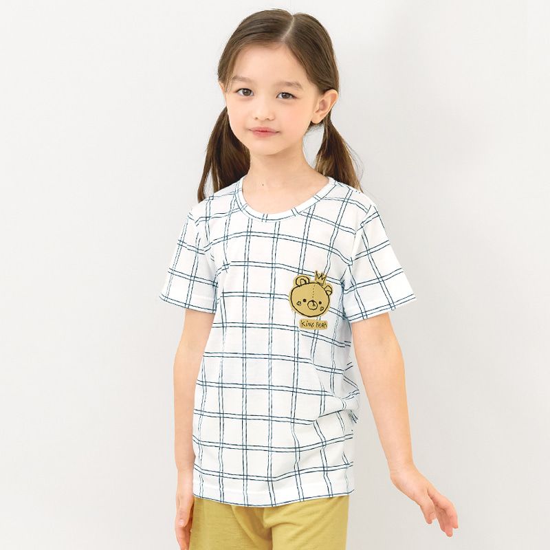 Bộ đồ ngắn Cool Feel mịn mỏng mát bé trai và bé gái U3167