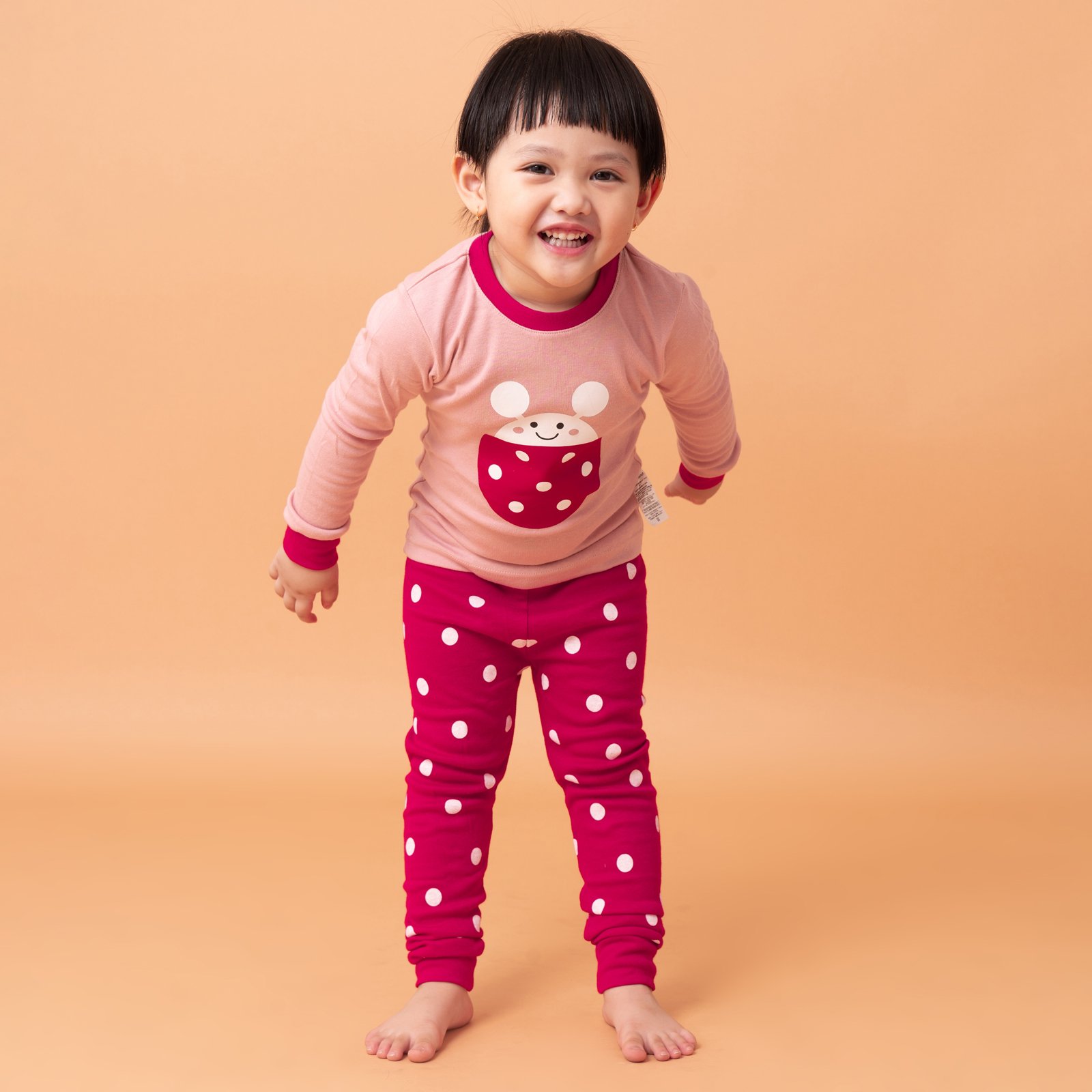 [Lẻ size] Bộ đồ dài tay cotton cho bé trai và bé gái lẻ size U8008