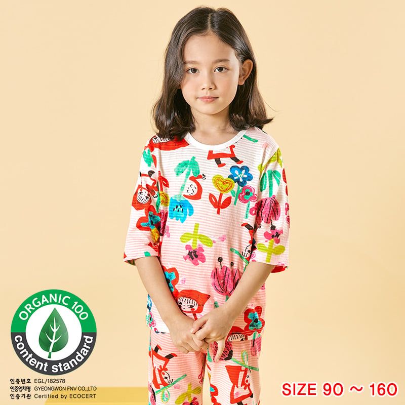 [Lẻ size] Bộ đồ lửng cotton cho bé trai và bé gái lẻ size U8011