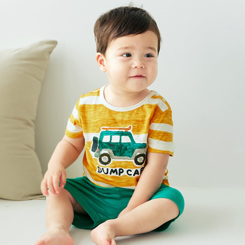 Bộ đồ ngắn cotton mịn bé trai U3143