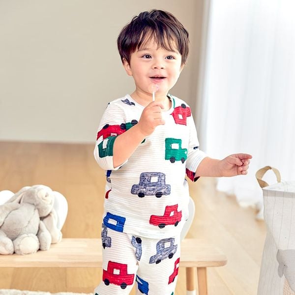 Bộ đồ lửng cotton giấy bé trai U2077