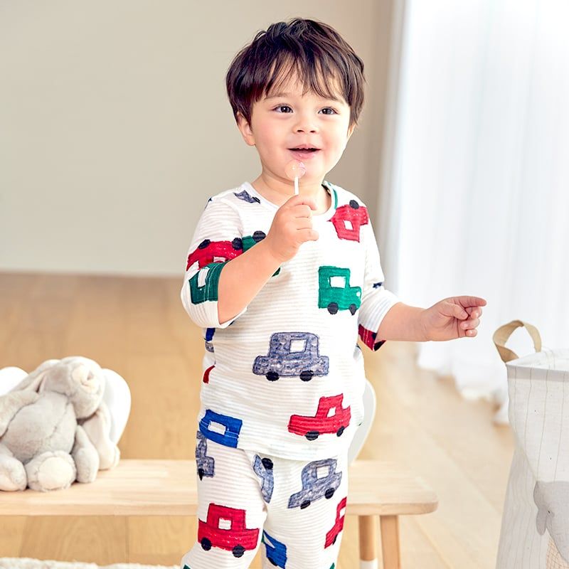 Bộ đồ lửng cotton giấy bé trai U2077