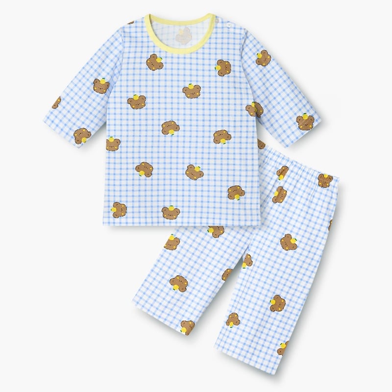 Bộ đồ lửng cotton mịn bé trai U2155