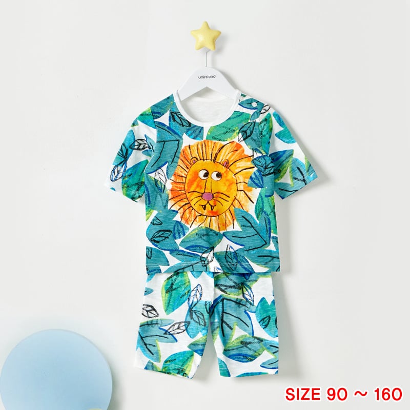 Bộ đồ lửng cotton mịn bé trai U2052