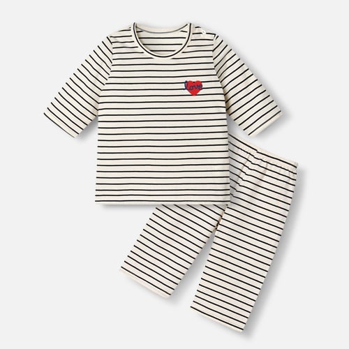 Bộ đồ lửng cotton mịn bé trai và bé gái U2121