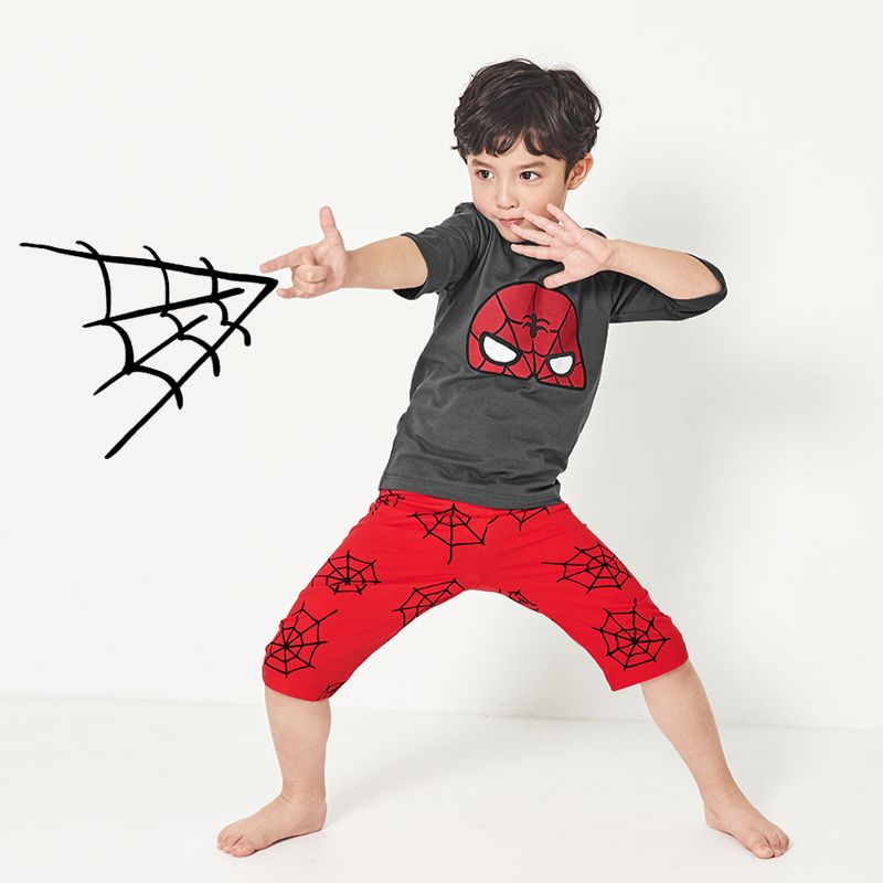 Bộ đồ lửng cotton mịn bé trai U2120