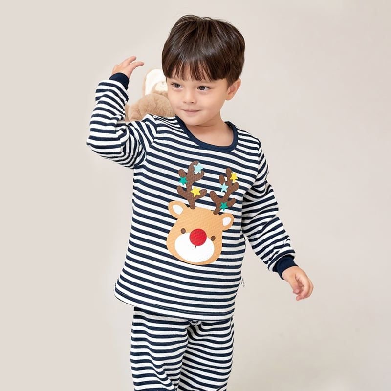 Bộ đồ dài chần bông 3 lớp cho bé trai và bé gái U1167