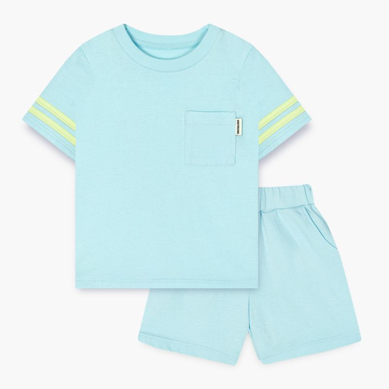 Bộ đồ ngắn cotton mịn bé trai và bé gái U3156