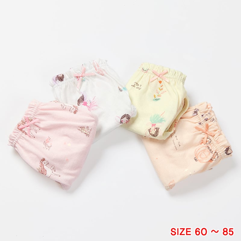 Set 4 quần chip tam giác bé gái U6019