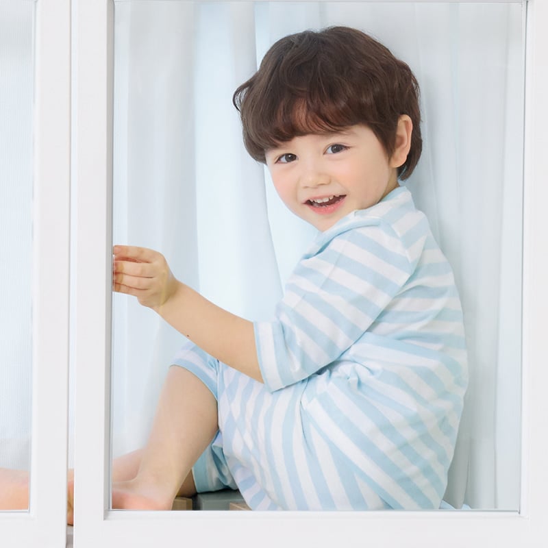 Bộ đồ lửng cotton mịn bé trai và bé gái U2125